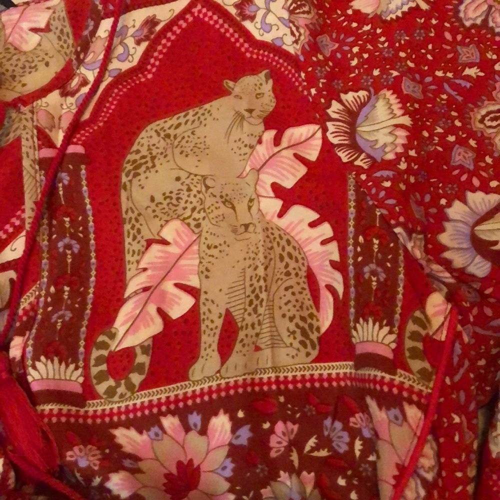 Beautiful boho spell poinciana inspired dress